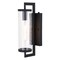 Vaxcel Morgan Park 16-in H 1 Light Black Dusk to Dawn Contemporary Outdoor Wall Lantern Clear Glass T0603 - alternate 5